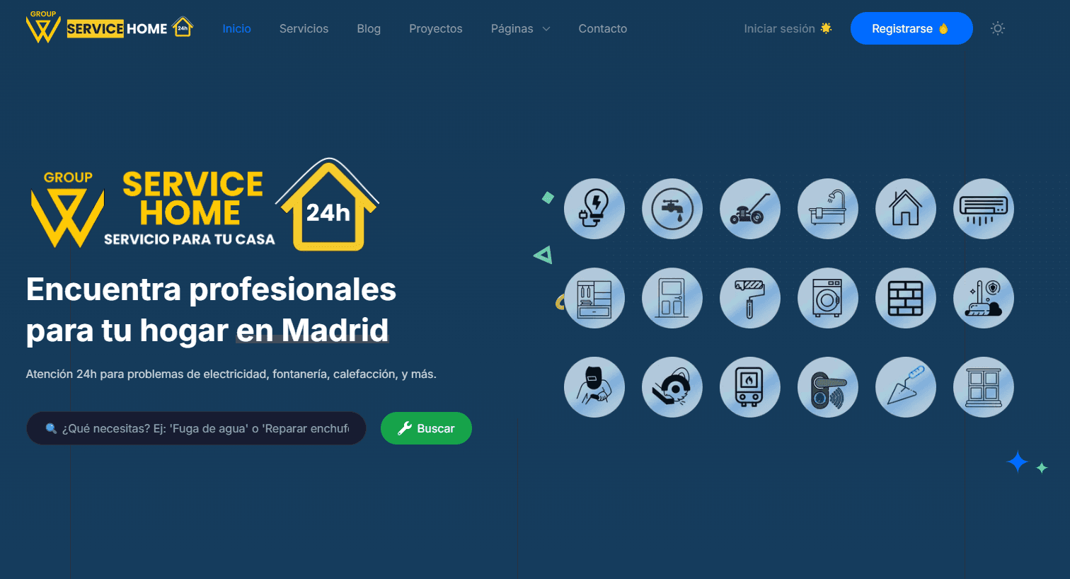 Encuentra profesionales calificados fácilmente.