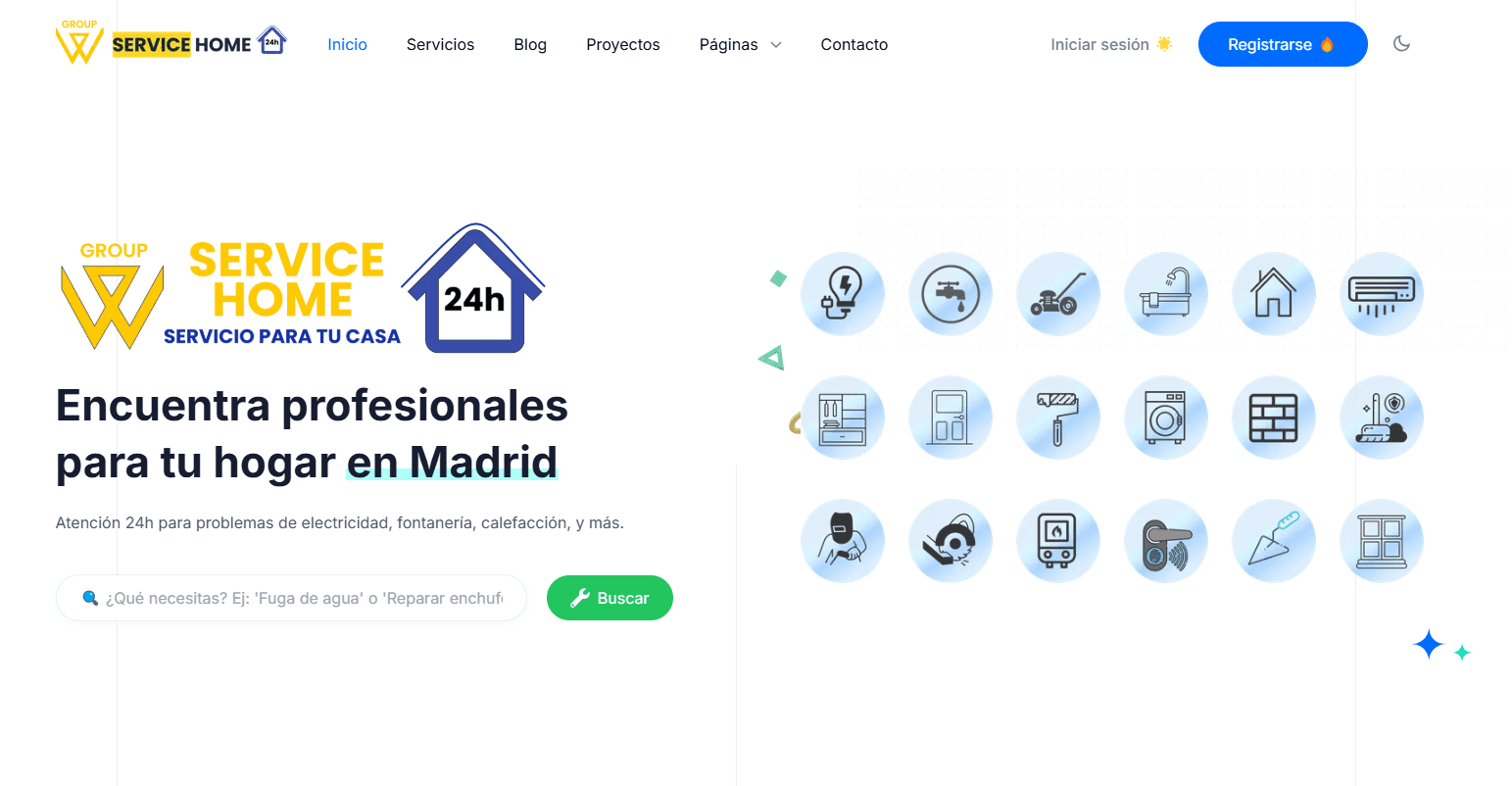 Encuentra profesionales calificados fácilmente.